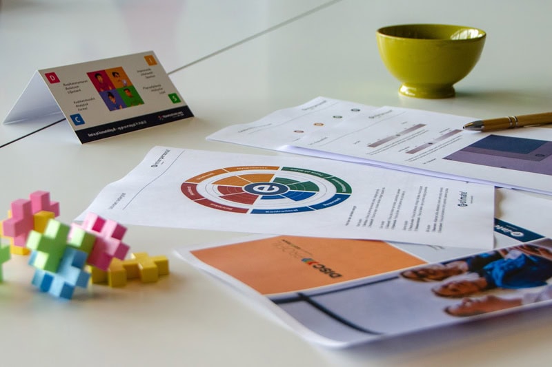Hvad er en DISC profil? Her vises en disc-profil som resultat af en DISC personlighedstest.